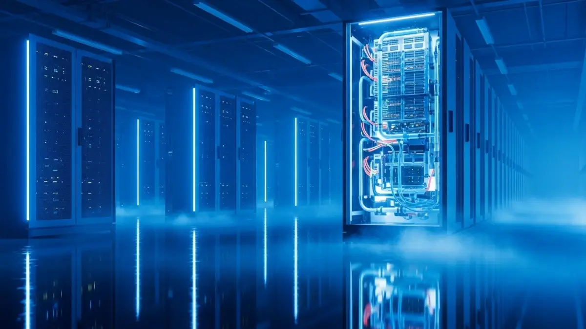 o consumo de água e a pegada hídrica da IA nos data centers.